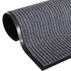 vidaXL Zerbino Grigio 90 x 60 cm in PVC