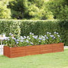 vidaXL Jardinera Elevada de Jardín Acero Corten 320x80x45 cm Óxido