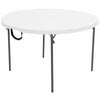 Mesa Plegable Lifetime Blanca Acero Plástico 122 x 73 cm