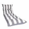 Jardin Prive Cuscino per Lettino in Cotone 180 x 56 x 10 cm Azzurro