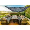 Toldo Vela de Sombra Rectangular Faura Negro 3 x 4 m Reversible Camuflaje