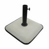 Base Ombrellone Quadrata Marbueno in Cemento 25kg- Bianco