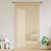 vidaXL Fabric Thread Curtains 140x250 cm Beige (Set of 2)