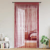 Set di 2 Tende a Filo Decorative 140x250 cm- Rosso Bordeaux