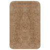 vidaXL Set Tappetini per Bagno 2 pz in Tessuto Beige