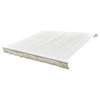 vidaXL Replacement Awning Fabric 4.5x3 m, Polyester with PU Coating, Cream