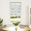 vidaXL Zebra Roller Blind White - 40x100 cm