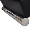 vidaXL Tumbona de Piel Sintética Negra, 154 x 52,5 x 72 cm