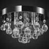 Lampadario Pendente Glamour Cromato con Cristalli Acrilici