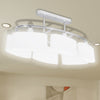 Modern Ceiling Light with 6 Ellipsoidal Glass E14 Lights