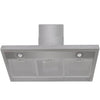 vidaXL Cappa Piatta Inossidabile 900 mm