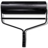 vidaXL Rullo da Giardino per Prato Nero 68 L