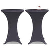 vidaXL Copertura Elastica per Tavolo 70 cm Antracite 2 pz