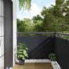 Paravento da Balcone Antracite 90×300 cm in Tessuto Oxford