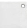 vidaXL Balcony Privacy Screen 75x400 cm, White