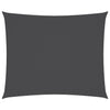 Parasole a Vela Oxford Rettangolare 3,5×5 m Antracite con Tessuto Rivestito in PU