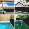 vidaXL Rete per Privacy Nera 1,2x25 m in HDPE 75 g/m²