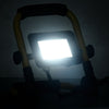 vidaXL Foco LED Portátil 20W Blanco Frío, Marco de Acero, Negro/Amarillo
