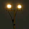 vidaXL Faretto a LED con Treppiede 2x20 W Bianco Caldo