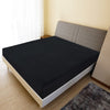 vidaXL Lenzuola con Angoli Jersey 100% Cotone 90x200 cm Nero (2pz)