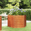 vidaXL Corten Steel Garden Raised Bed 129x129x77 cm, Rust