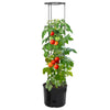 vidaXL Tomato Tower Planter, Polypropylene, 39x150 cm, Anthracite