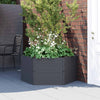 vidaXL Modular Garden Planter, PP, 12 Anthracite Panels