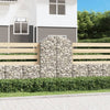Cesto Gabbione ad Arco 100×50×140/160 cm Ferro Zincato