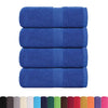 vidaXL Asciugamani per ospiti FROGN 4 pz Blu 30x50 cm 360 g/m²