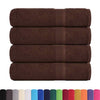 vidaXL Asciugamani FROGN in Cotone 360 g/m² 50x100 cm Marrone (Set di 4)