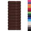 vidaXL Asciugamani FROGN 10 pz Marrone 50x100 cm 360 g/m²