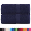 vidaXL Asciugamani per ospiti FROGN 2 pz Blu navy 30x50 cm 360 g/m²