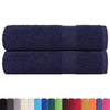 vidaXL Asciugamani FROGN 2 pz Blu Navy 50x100 cm 360 g/m²