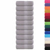 vidaXL Asciugamani FROGN 10 pz Grigio 30x30 cm 360 g/m²