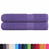 vidaXL Asciugamani per sauna FROGN 2 pezzi Viola 80x200 cm 360 g/m²