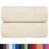 vidaXL Asciugamani per ospiti FROGN 2 pz Crema 30x50 cm 360 g/m²