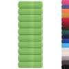vidaXL Asciugamani per ospiti FROGN 10 pz Verde mela 30x50 cm 360 g/m²
