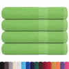vidaXL Asciugamani per sauna FROGN 4 pezzi Verde mela 80x200 cm 360 g/m²