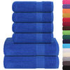 vidaXL Set di asciugamani 6 pezzi FROGN Blu 360 g/m²