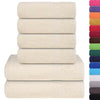 vidaXL Set di asciugamani 6 pezzi FROGN Crema 360 g/m²