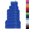vidaXL Set di asciugamani 12 pezzi FROGN Blu 360 g/m²