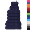 vidaXL Set di asciugamani 12 pezzi FROGN Blu navy 360 g/m²