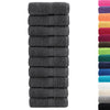 vidaXL Asciugamani Premium SOLUND 10 pz Antracite 30x30 cm 600 g/m²