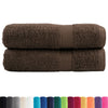 vidaXL Asciugamani da doccia premium SOLUND 2 pezzi Marrone 70x140 cm 600 g/m²