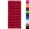 vidaXL Asciugamani da bagno Premium SOLUND 10 pz Rosso 100x150 cm 600 g/m²