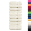 vidaXL Asciugamani da bagno Premium SOLUND 10 pz Crema 100x150 cm 600 g/m²