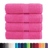 vidaXL Asciugamani per Ospiti SOLUND 4 pz Rosa 30x50 cm 600 gsm