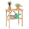 vidaXL Plant Potting Bench, Solid Fir Wood, 78x38x82.5cm, Brown