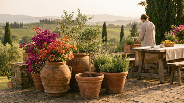 Outdoor in stile mediterraneo: 12 elementi per il tuo angolo Costa Amalfitana