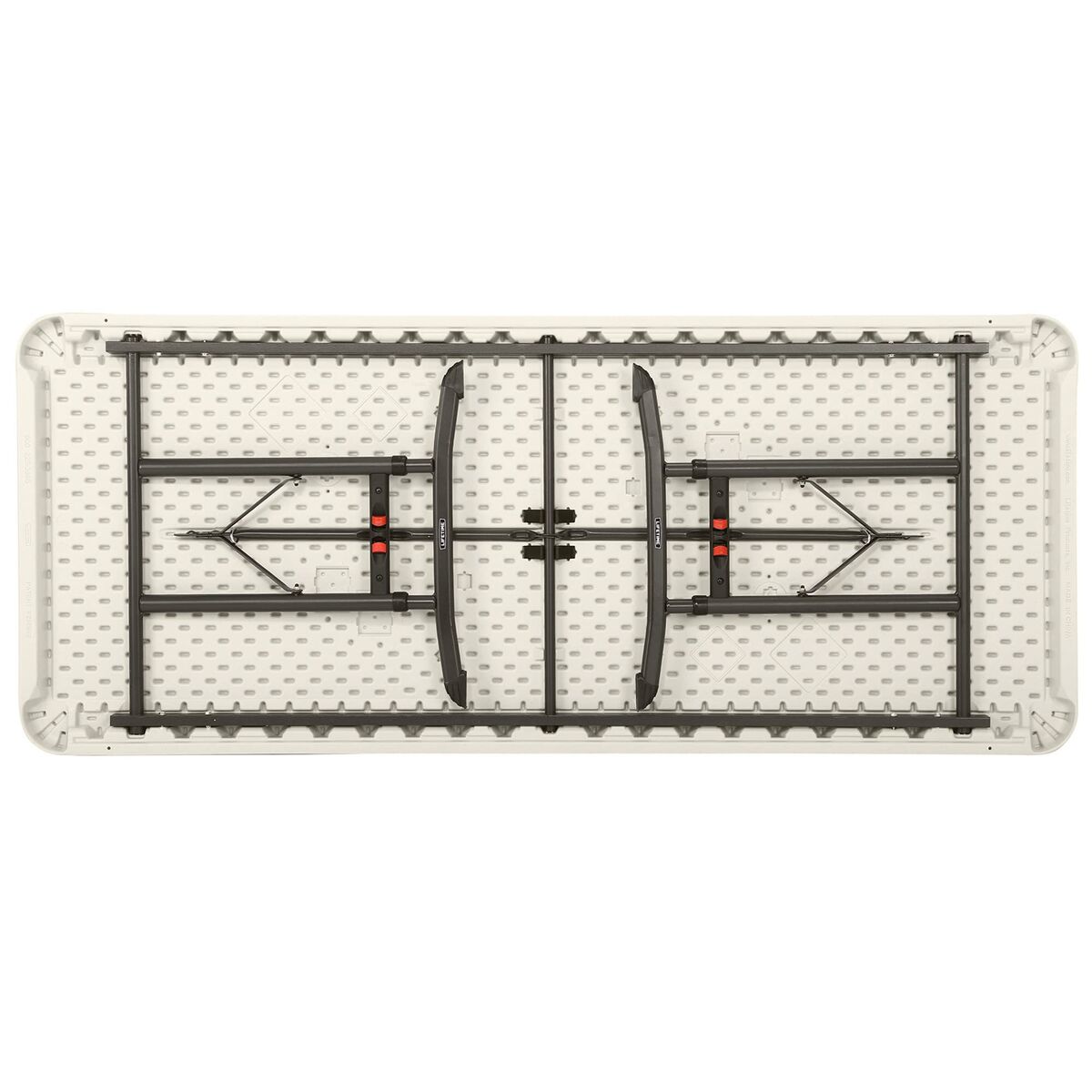 Mesa Plegable Lifetime Blanca Acero Rectangular (Reacondicionado C) - Image 3 of 8